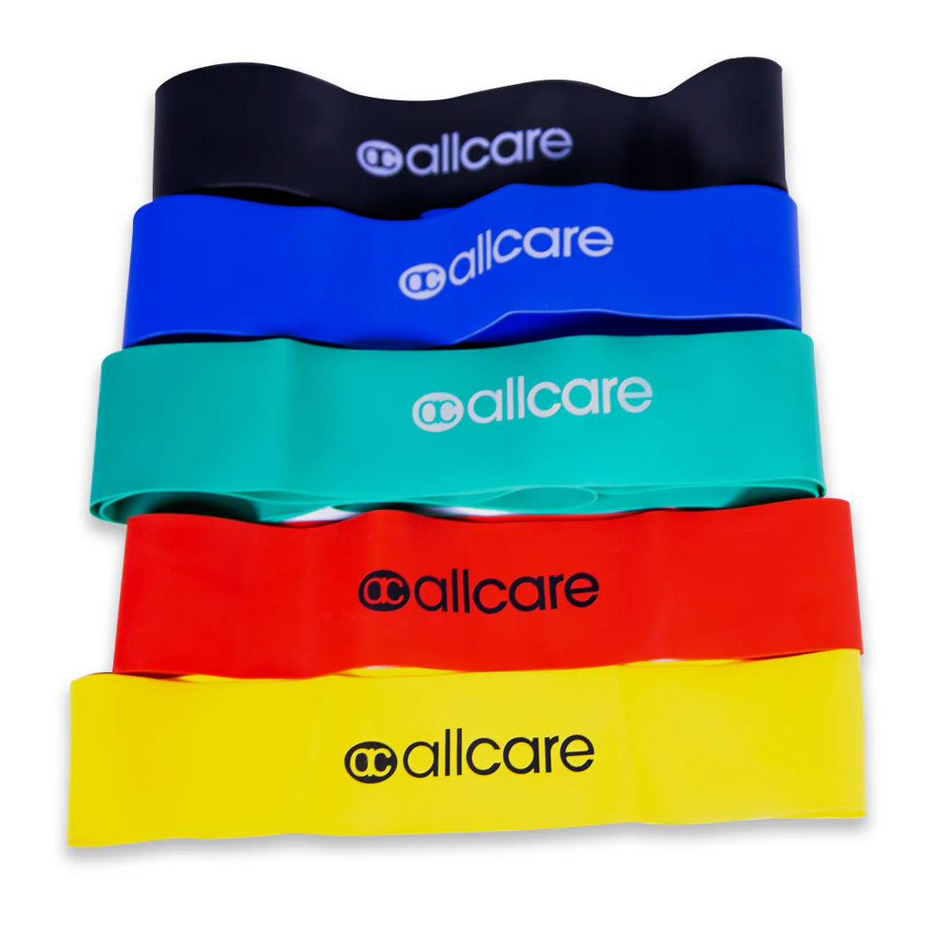 Allcare Band. Progressive resistant exercise band. Helps strengthen and rehabilitate muscles