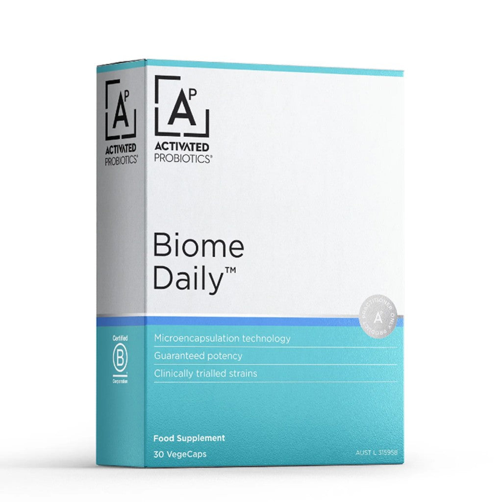 Activated Probiotics. Biome Daily. To help enhance immune system function and promote healthy digestion
