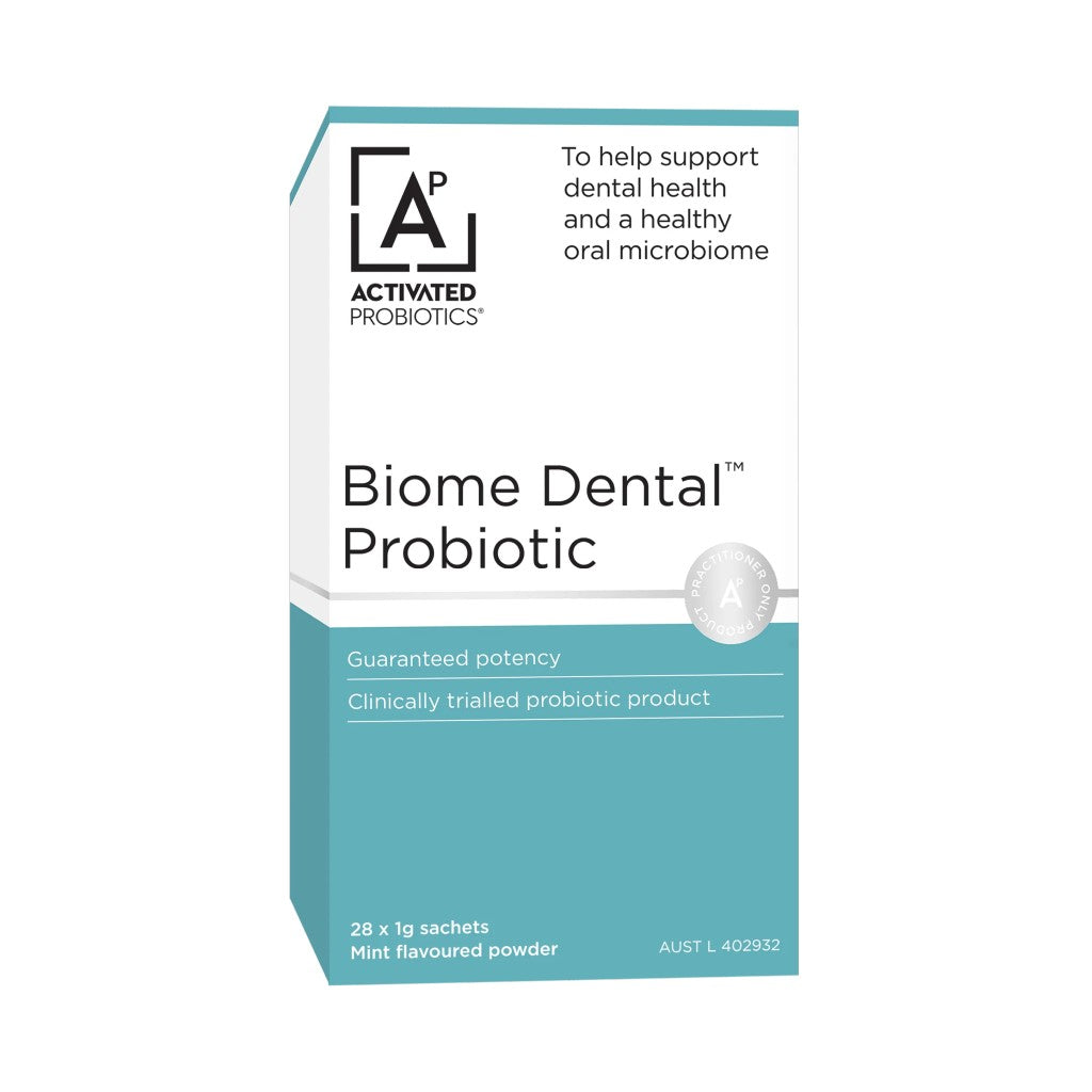 Activated probiotics biome dental. To help support dental health and a healthy oral microbiome