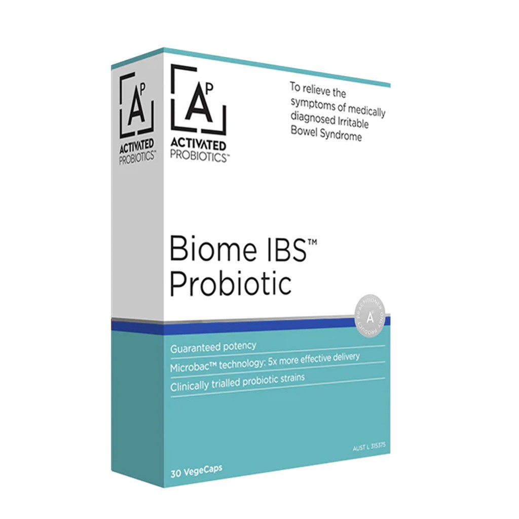 Activated Probiotics Biome IBS. To relieve symptoms of medically diagnosed Irritable Bowel Syndrome