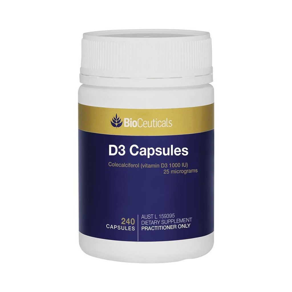 Bioceuticals D3 Capsules For healthy calcium absorption and metabolism