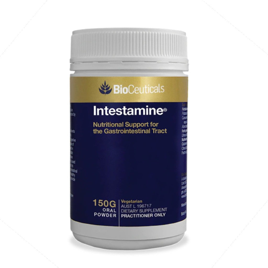 Bioceuticals Intestamine Supports and promotes a healthy GI system.
