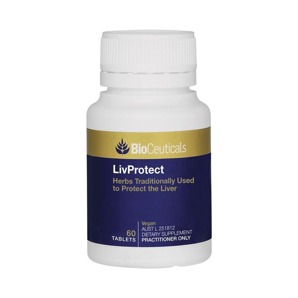 Bioceuticals LivProtect contains herbs traditionally used to protect the liver and maintain healthy function