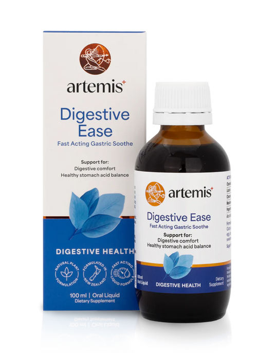 Artemis Digestive Ease. Rapid Gastric Soothe. Improve long term digestive function and health.